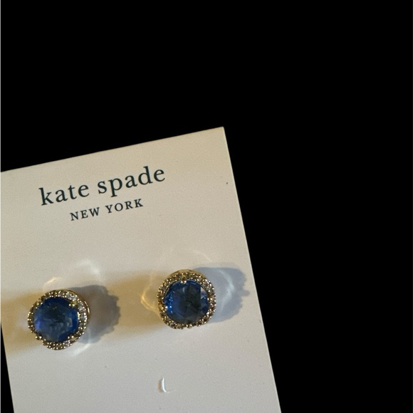 Kate Spade Sapphire Blue Crystal Earrings - Picture 1 of 3